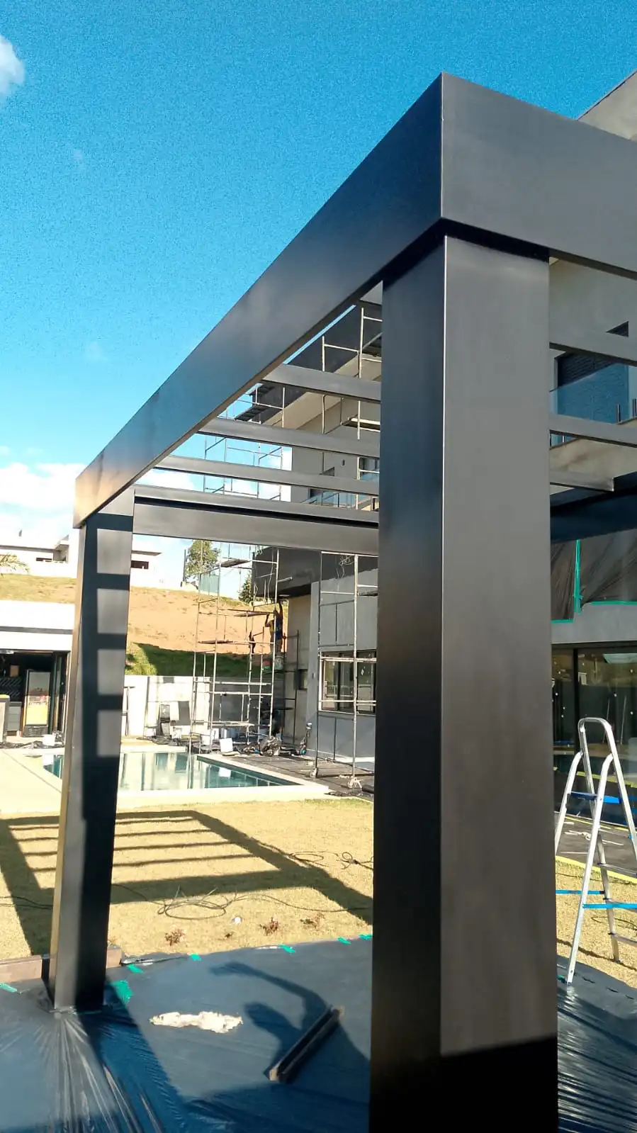 Construção estrutura metálica