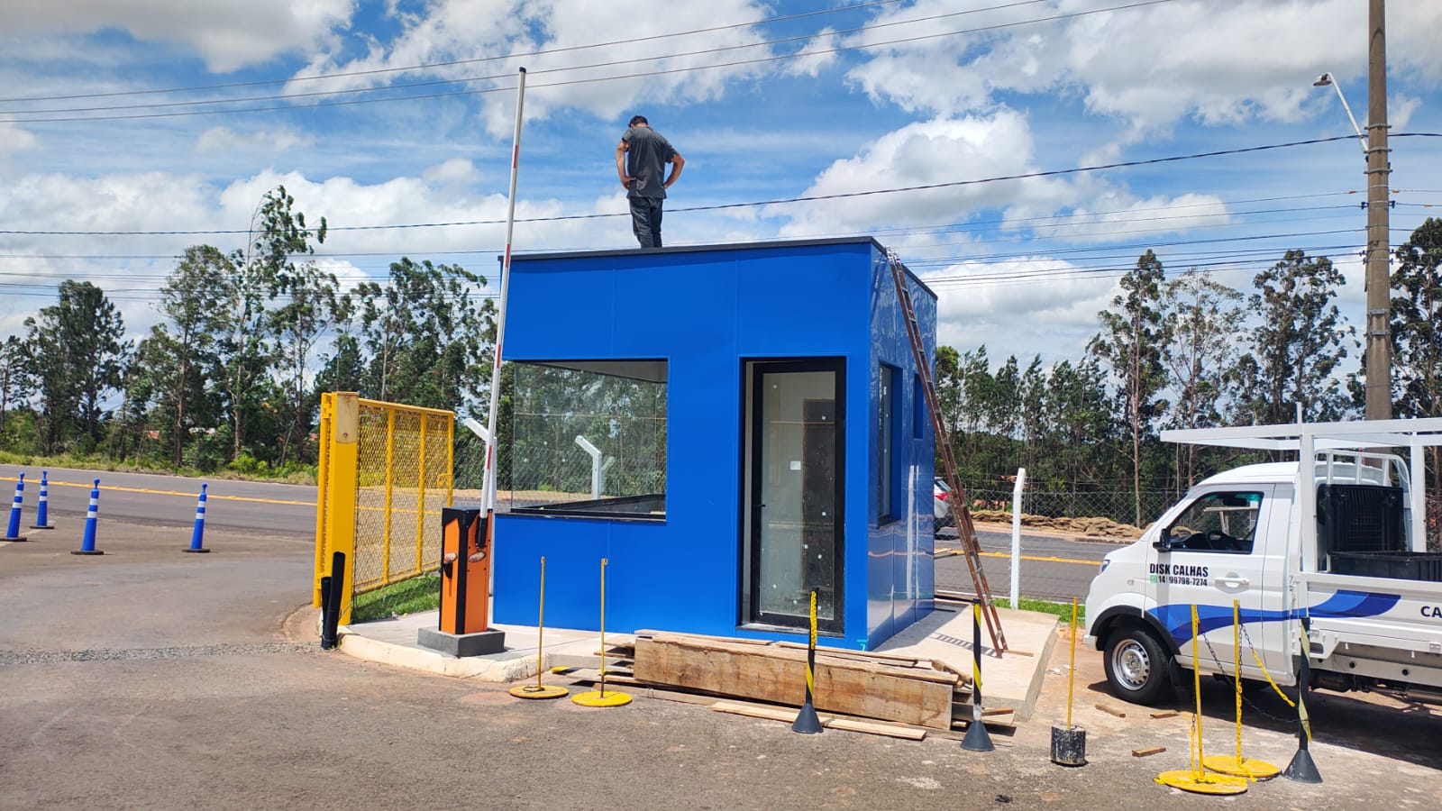 Estrutura metálica em Bocatu