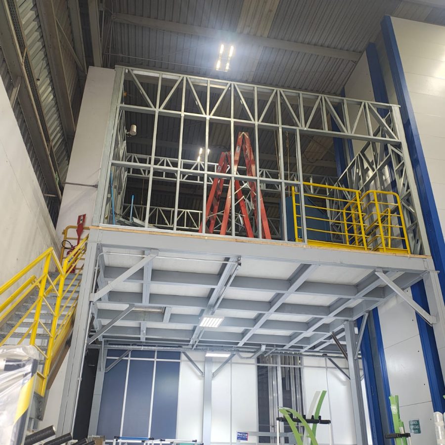 Estrutura metálica em Bocatu