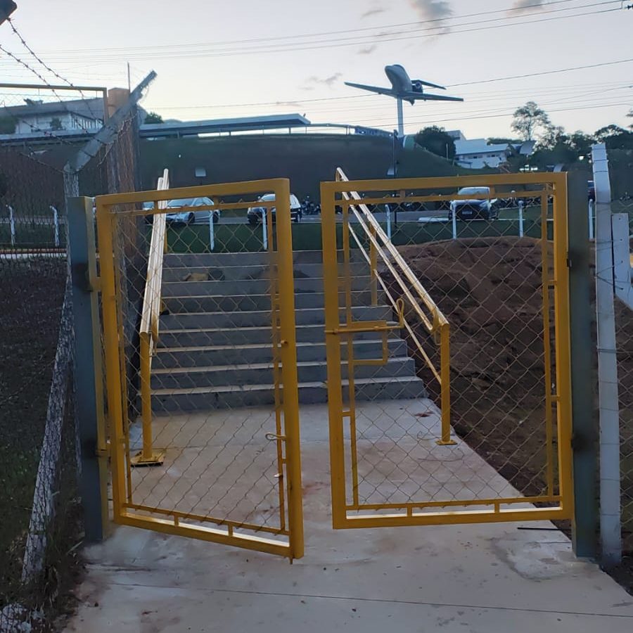 Estrutura metálica em Bocatu